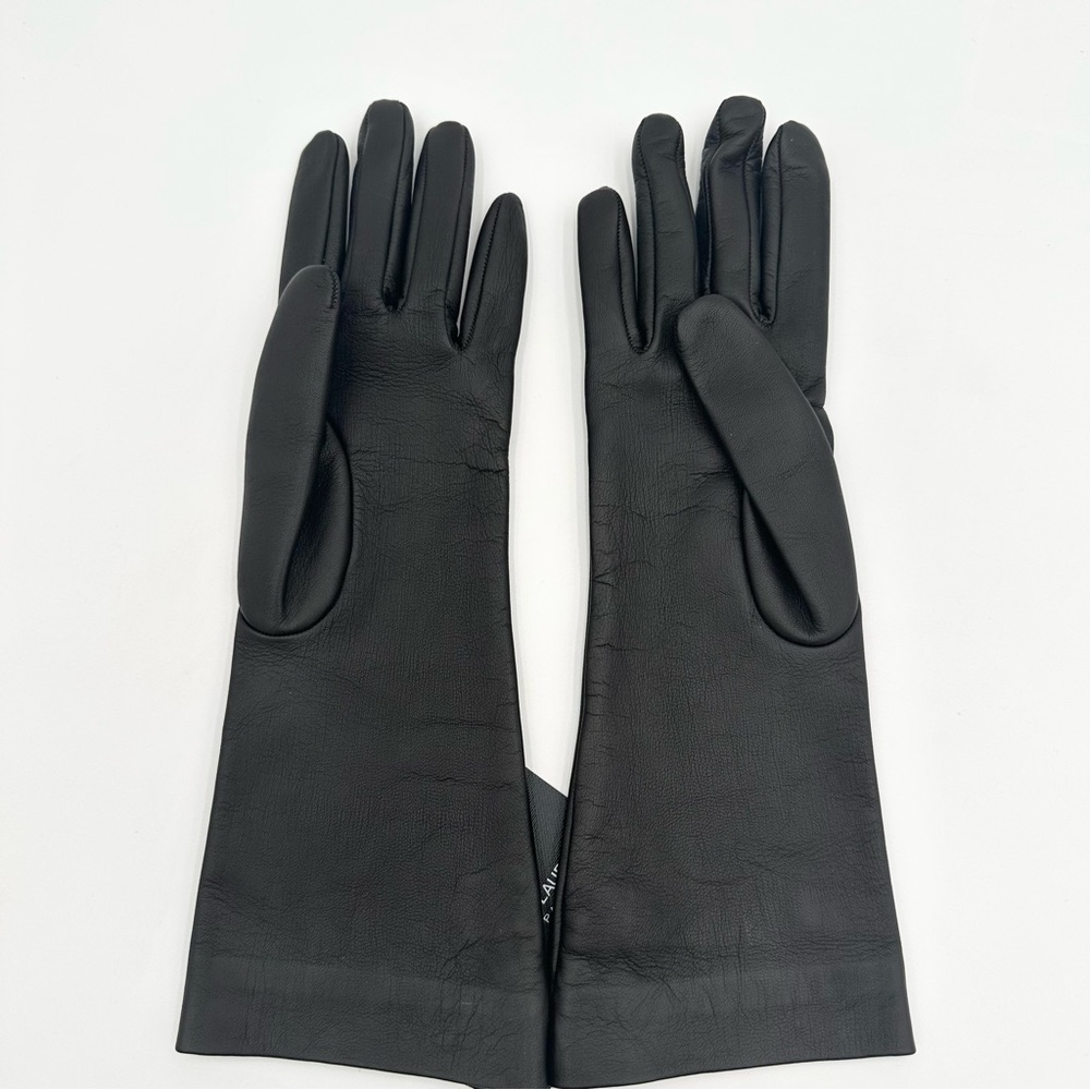 Saint Laurent Leather Long Gloves - Picture 3 of 8
